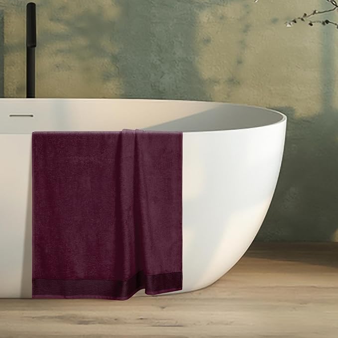 Belizzi Home Cotton 2 Pack Oversized Bath Sheet 35 x 70, Large Bath Sheet - Image 4