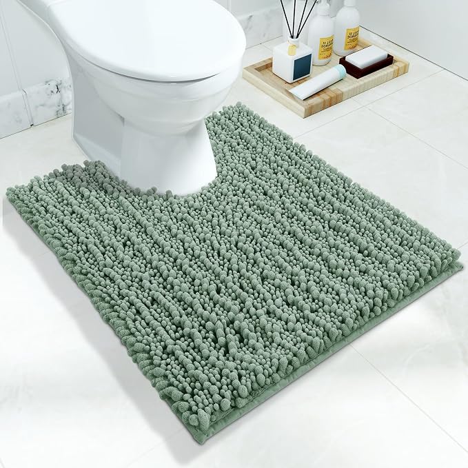 Yimobra Toilet Rug U Shaped Washable 24x20 Inch by Yimobra