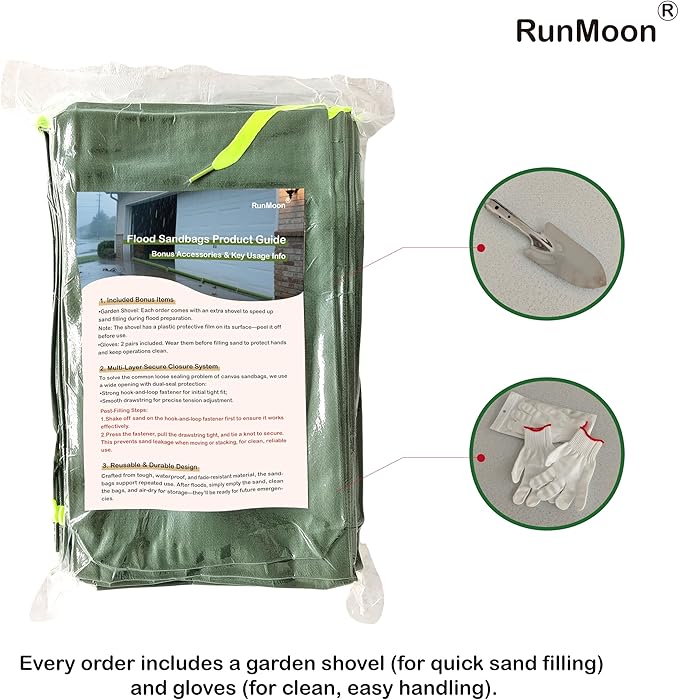 Upgraded Extra-Thick Reusable Flood Sandbags - Image 5