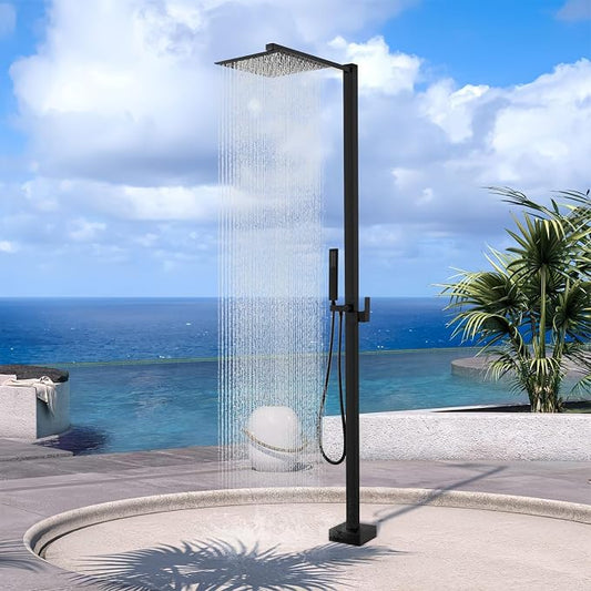Freestanding Outdoor Shower by Unknown