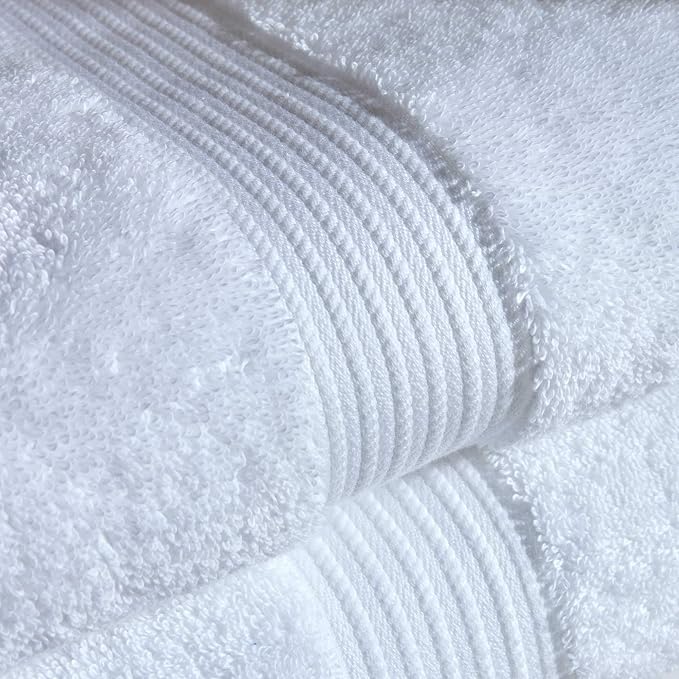 Christy Supreme Hygro Family Towel Set | White | 100% Luxury Supima Cotton | - Image 3