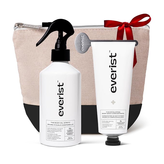 Everist The Silky Skin Ritual Set, 3.4 fl. oz Exfoliating Body Wash Concentrate by Everist