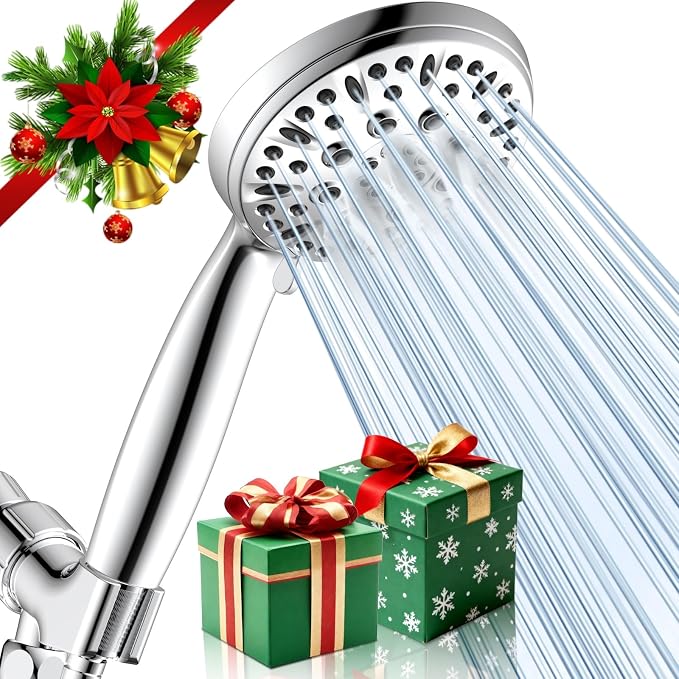 Shower Head, 6 Spray Modes Handheld Showerhead, High Pressure Hand Shower by Unknown