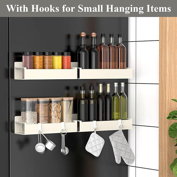 4 Pack Magnetic Spice Rack Organizer - Image 2
