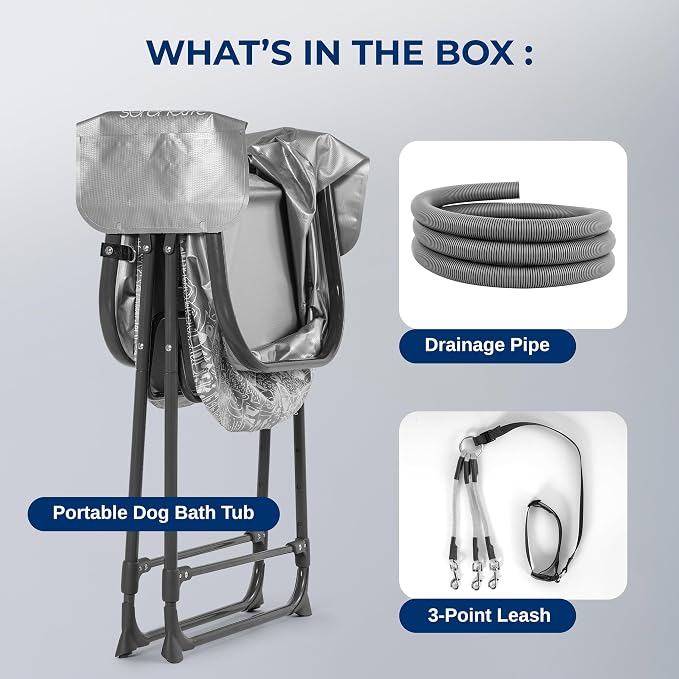 SereneLife Portable Dog Bath Tub - Image 6