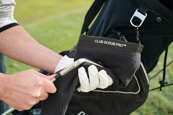 Club Scrub Towel Pro, Golf Club and Ball Cleaning Pouch - Image 8