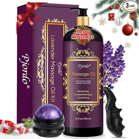 Aromatherapy Lavender Massage Oil, Massage Oil by Pjordo