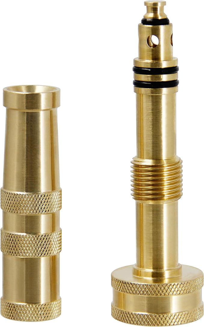 Twinkle Star Heavy-Duty Brass Adjustable Twist Hose Nozzle, 2 Pack - Image 3