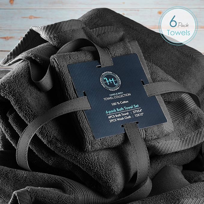 Hearth & Harbor Bath Towels for Bathroom - Image 4