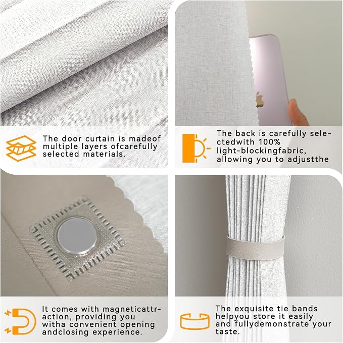 Accordion Door Curtain Set - Image 7