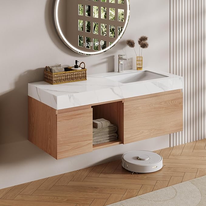 48 inch Floating Bathroom Vanity by FHKJHOME