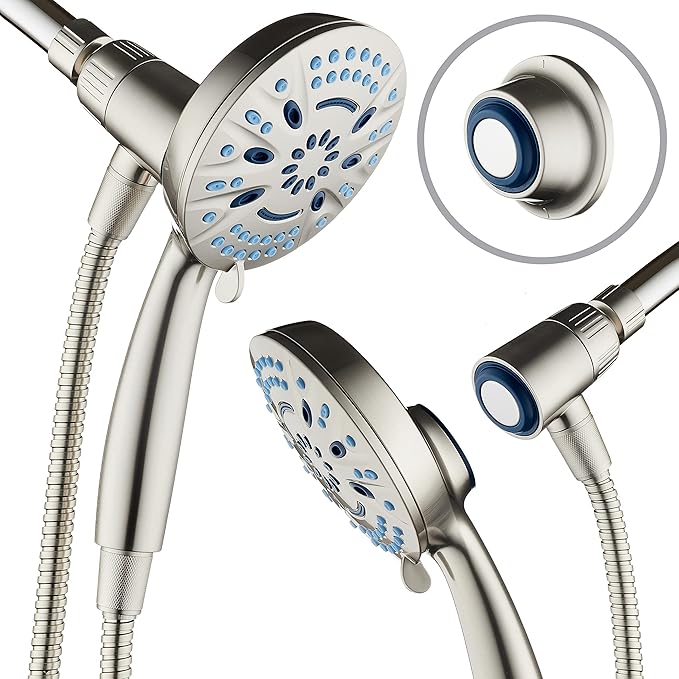 AquaCare Magneton High-Pressure 8-mode Handheld Shower Head by HotelSpa