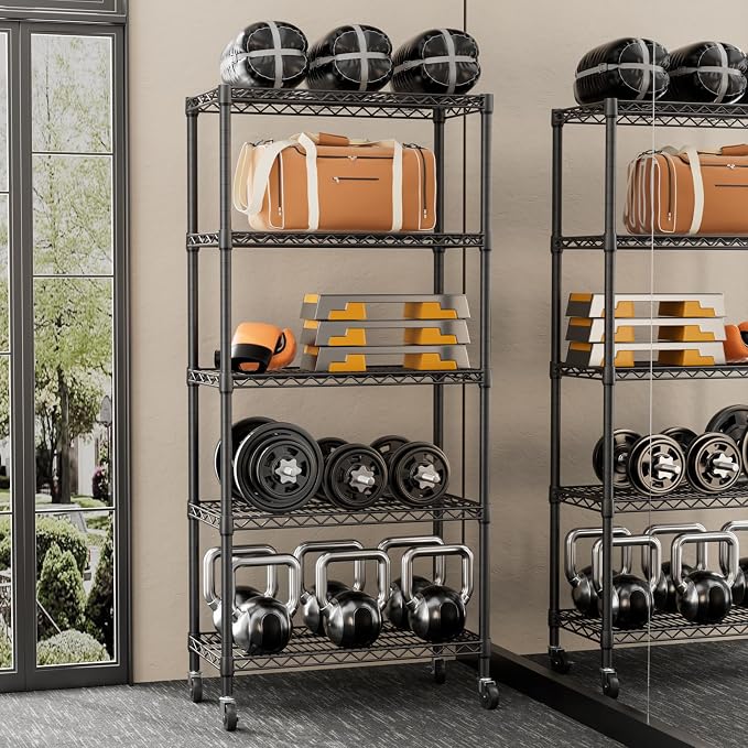 SINGAYE 5 Shelf Adjustable Heavy Duty Storage Shelving Unit - Image 9