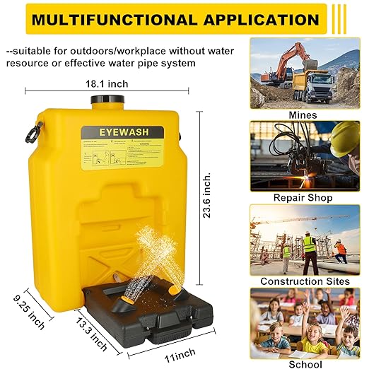 Portable Eyewash-Station Emergency OSHA-Approved Yeipower - Image 3