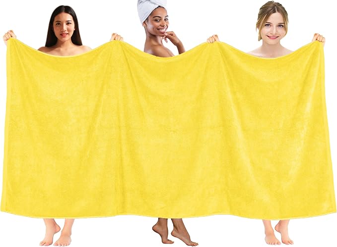 DAN RIVER Pack of 1 Bath Sheet 40x80 Inches, Large Bath Towels Oversized - Image 2