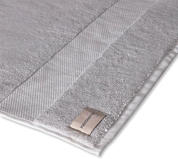 Maisonette Elegance 100% Organic Cotton Turkish Bath Towels, Soft & Absorbent - Image 3