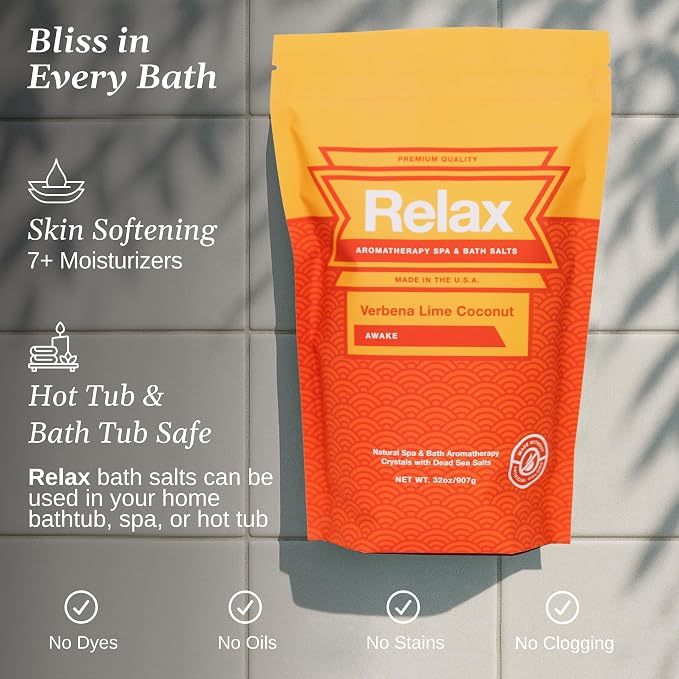 Relax Spa & Bath, Epsom & Dead Sea Salts, Aromatherapy Bath Salts - Image 3