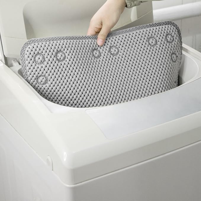Double Layer Foam Non Slip Bathtub Mat 37x17in, More Comfortable and Thicker - Image 7