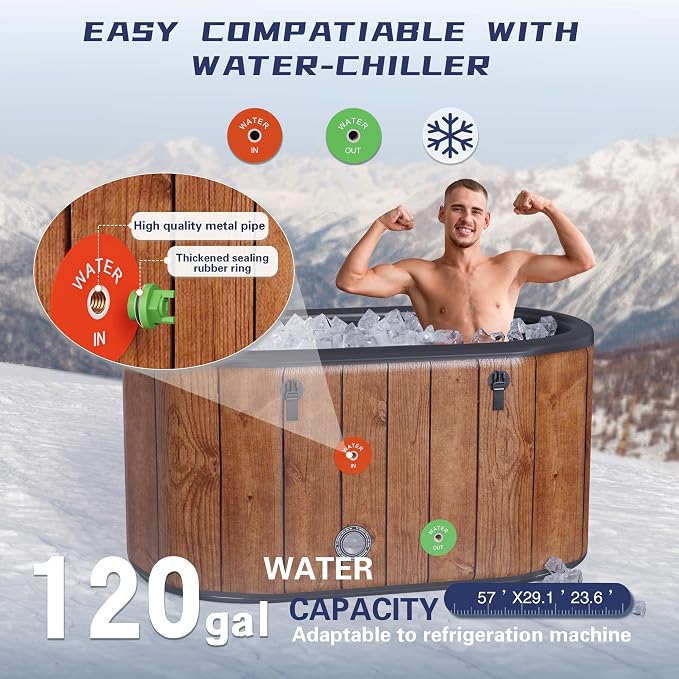 MERAPI XL 170 Gal Cold Plunge Tub - Image 6