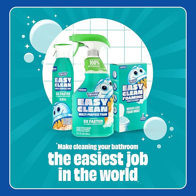 Scrubbing Bubbles Easy Clean Foaming Multipurpose Bathroom Cleaner, Continuous - Image 8