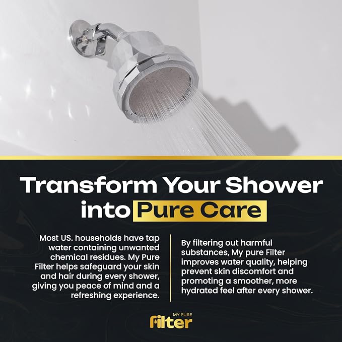 Shower With Internal Filter – Kit with 4 High-Pressure Water Softeners - Image 2