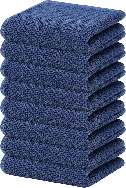 Homaxy 100% Cotton Waffle Weave Kitchen Dish Towels, Ultra Soft Absorbent Quick by Homaxy