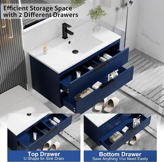 eclife 36" Bathroom Vanities Cabinet - Image 5