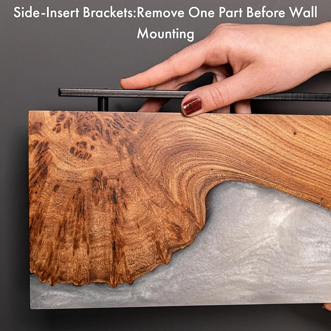 RWA Live Edge Floating Shelf – Unique Wood Floating Shelf - Image 4