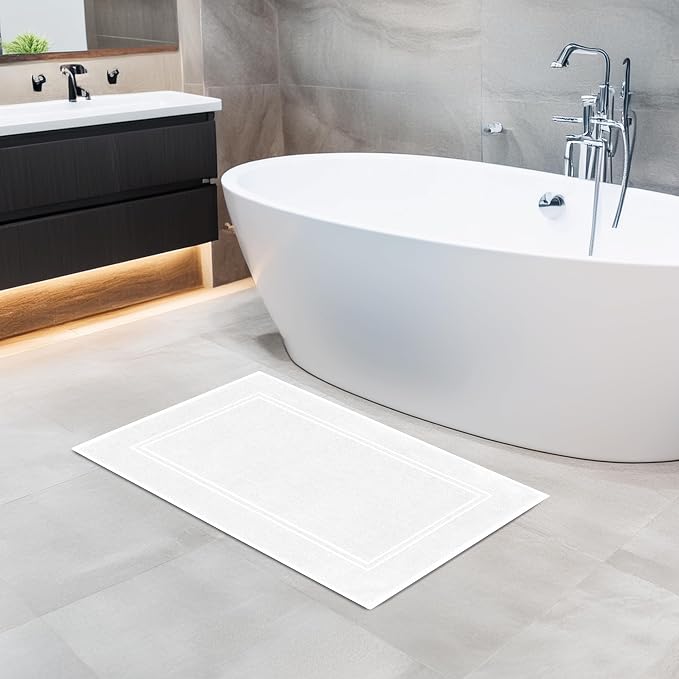 Tens Towels Pack of 2 Bath Mats 100% Cotton, 20 x 32 Inches, Super Absorbent - Image 7