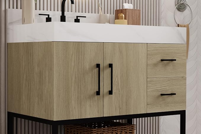 TILE & TOP Utopia 36" Single Bathroom Vanity - Image 5