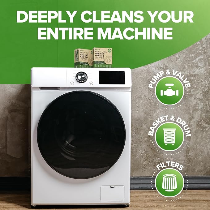 Renuv Heavy Duty Washing Machine Cleaner Descaler Tablets - Image 3