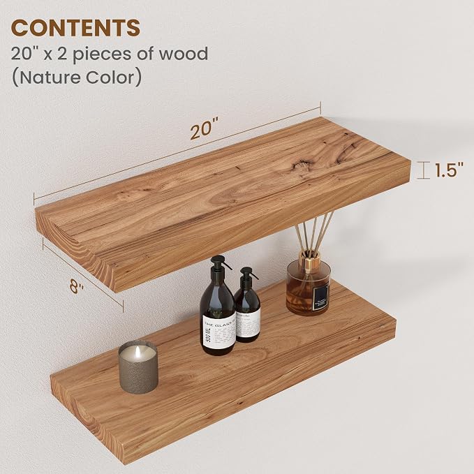Floating Shelves for Wall Decor, Wall Shelves - Image 2