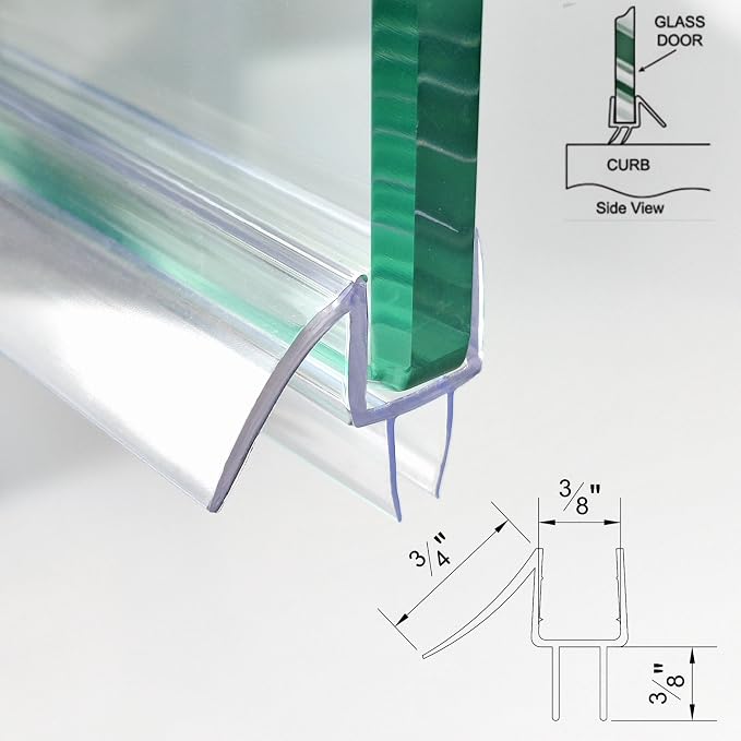 Shower Door Seal Strip Kit 3 Packs - Image 5
