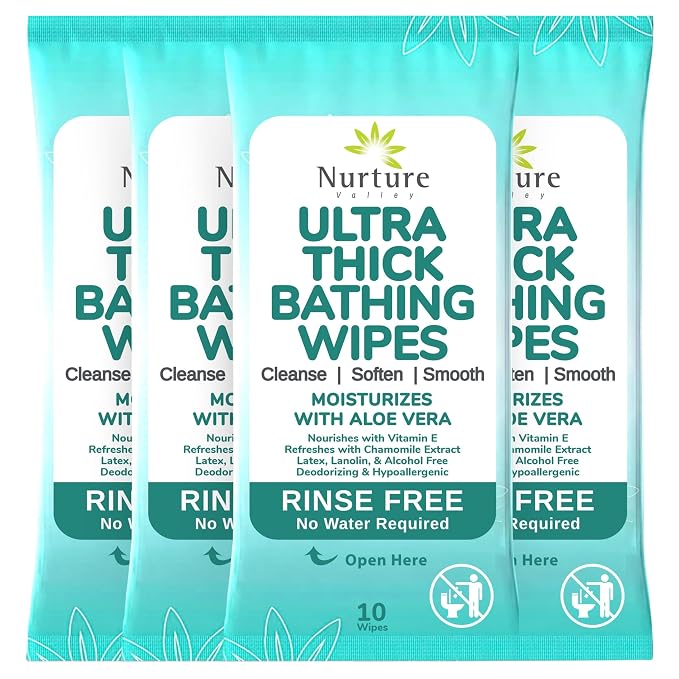 Nurture XL Ultra Thick Body Wipes by NurtureValley