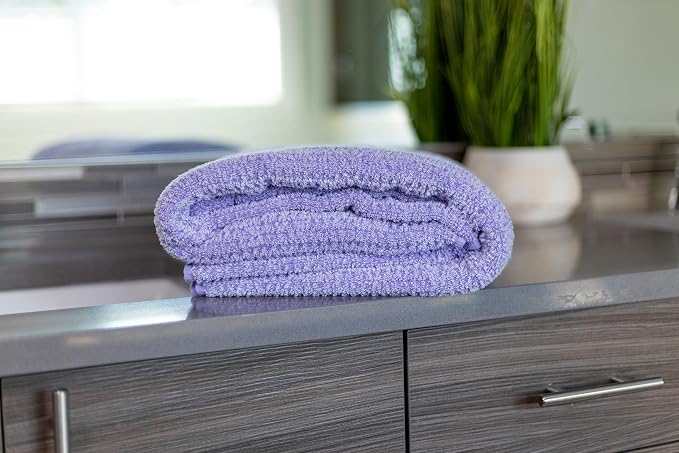 Everplush Diamond Jacquard Quick Dry Bath Towel - Image 2
