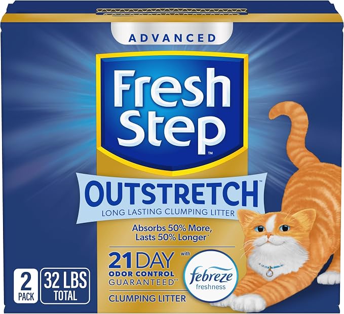 Fresh Step Outstretch Advanced Long Lasting Clumping Litter by FreshStep