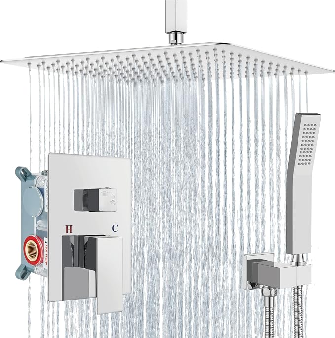 Aolemi Ceiling Mount Shower System Rain Shower Head by Aolemi