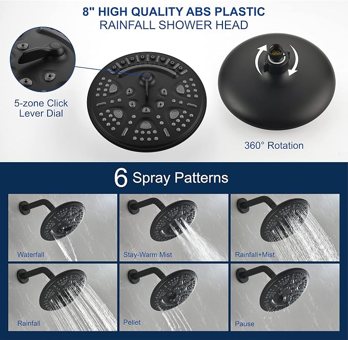 SHAMANDA Luxury Tub Shower Faucet Set - Image 3
