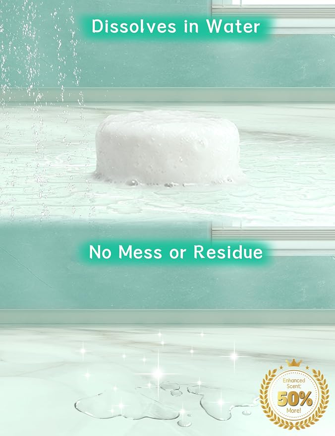 Shower Steamers Aromatherapy 15 Pack, Menthol & Eucalyptus Shower Bombs - Image 2