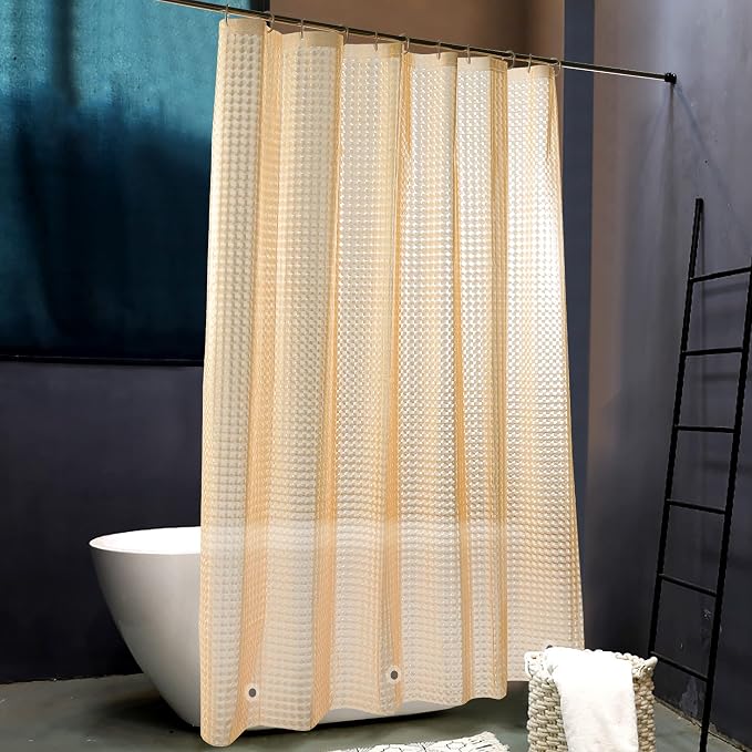 NTBAY EVA Semi-Transparent Clear Shower Curtain - Image 9