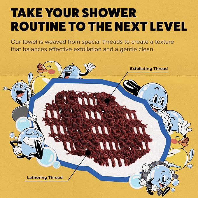GOSHI Exfoliating Shower Towel - Image 5