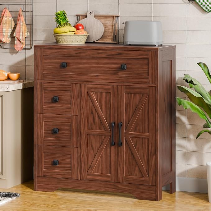 Vabches Farmhouse Storage Cabinet - Image 7