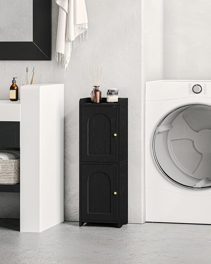 Bathroom Storage Cabinet, Small Corner Floor Cabinet - Image 3