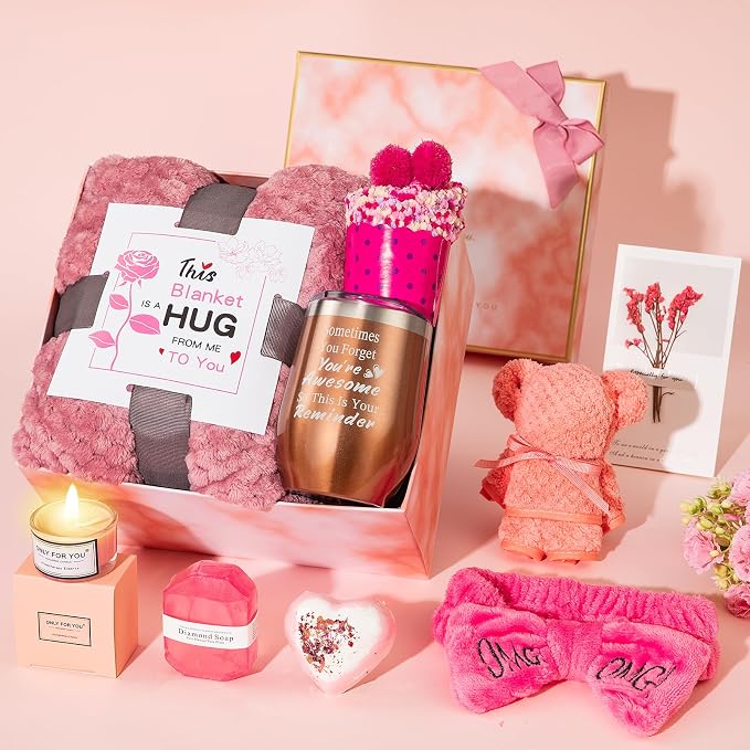 Birthday Gifts for Women, Self Care Gifts Baskets for Women Care Package Get - Image 2