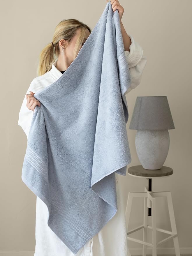 100% Turkish Cotton Towel Set of 6 - Image 4