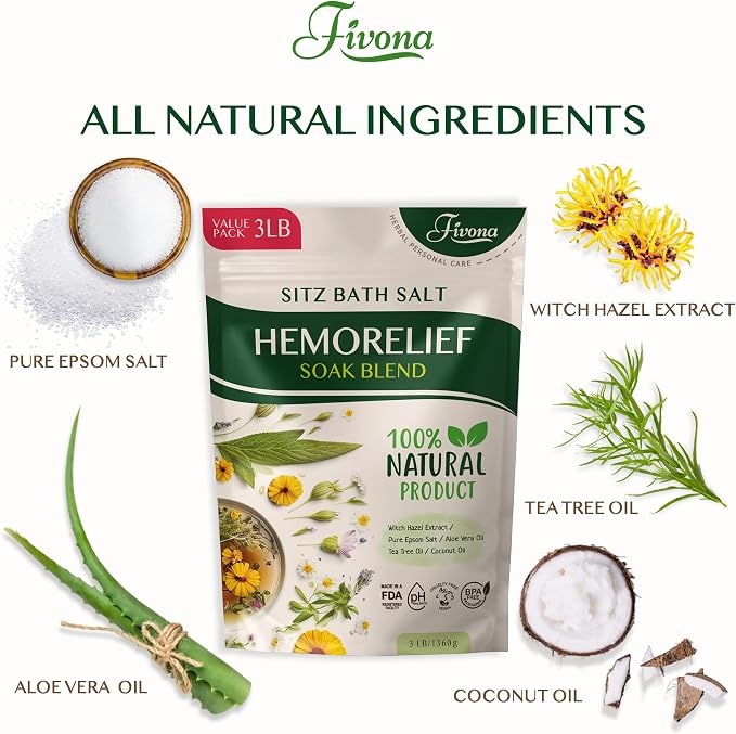 Sitz Bath Salts for Hemorrhoids Treatment - Image 4