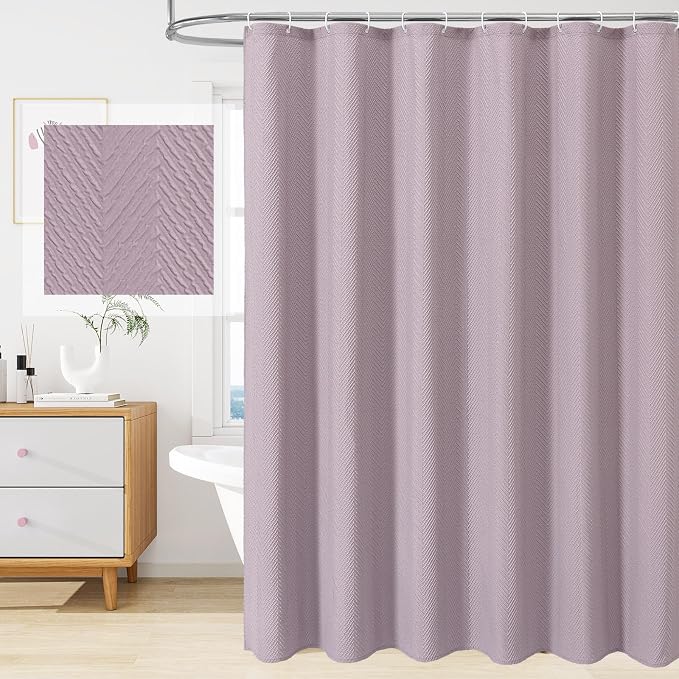 Gibelle Lavender Purple Shower Curtain by Gibelle
