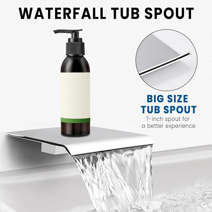 Wall Mounted Shower Faucet Set, Shower System - Image 4