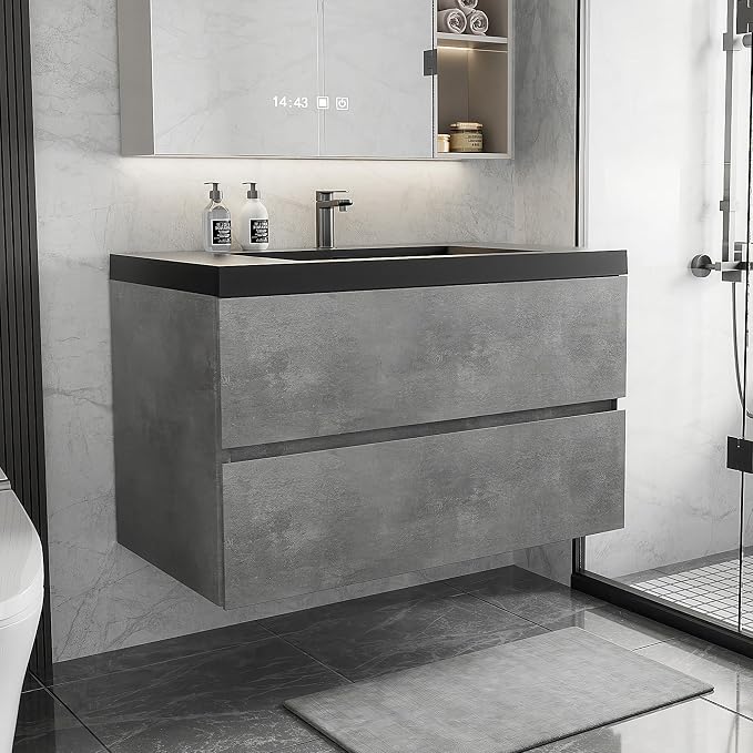36 Inch Floating Bathroom Vanity by Runave