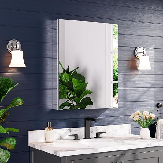 Medicine Cabinet 24" x 30", Bathroom Medicine Cabinet by ElevateYourBathroom